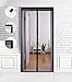 UINSTONE MagneticScreen 39x82 BlackLace Magnetic Screen Door, Sewed with 28 Powerful Magnets, Full Length Velcro Straps and Heavy Duty Tough Mesh
