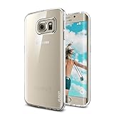 Galaxy S6 Edge Case, PLESON® [Tou] Samsung Galaxy S6 Edge Case Cover, Crystal Clear/ Ultra-Thin/ Lightweight/ NO Bulkiness Shock-Absorption Clear Back Panel+Soft Bumper Case for Galaxy S6 Edge (2015)