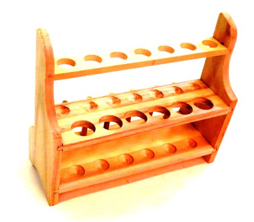 United Scientific 2 Tier 13 Slot Wooden Test Tube Rack
