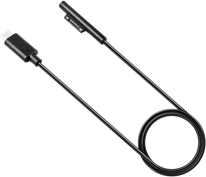 DaoAg Connect to USB-C Charging Cable Portable Fast Charging Cable Cable for Surface Pro6/Pro5 Surface Book 2017
