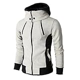 Men's Bape Hoodie Double Zipper Slim Pullover Sweatshirt