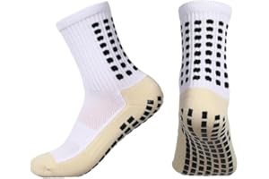 Men Women Soccer Socks 3 Pairs Teens Cushioned Non Slip Grip Sports Sock Youth Basketball Football Socks Compression Athletic