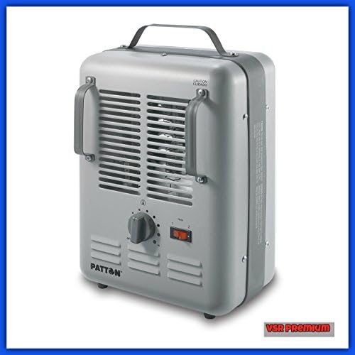 Portable Electric Utility Space Heater.Industrial Design For Open Areas Workshop Garage Job Site.Heating Unit W Fan Motor Comfort Control Thermostat 2 Settings And Stay Cool Handles For Easy Carrying