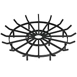 SteelFreak Heavy Duty Wagon Wheel Firewood Grate for Fire Pit - Made in The USA (36 Inch)