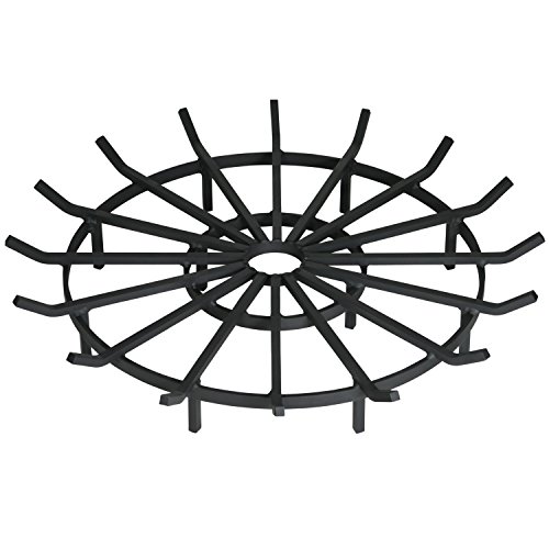 SteelFreak Heavy Duty Wagon Wheel Firewood Grate for Fire Pit - Made in The USA (36 Inch)