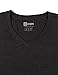 H2H Mens Casual Slim Fit Long Sleeve V-Neck T-Shirts Of Various Colors Charcoal US XS/Asia S (KMTTL0374)