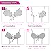 SAWMONG Backless Strapless Bra, Self Adhesive Sticky Silicone Invisible Push up Bra with Drawstring, Skin, Cup B