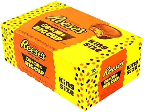 Product Of Reeses, King Size Peanut Butter Cups With Reeses Pieces, Count 16 (2.8 oz ) - Chocolate Candy / Grab Varieties &amp; Flavors