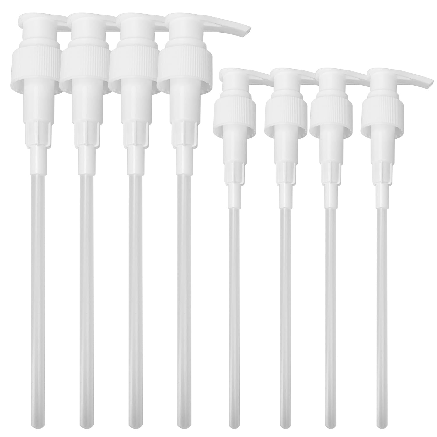 8 Pces Bottle Pump Dispenser,Pump Dispenser,Dispensing Pump, Reusable, Suitable For Home And Hotel Use,Replaceable Shower Gel, Shampoo Pump Suitable for bottles with 2cm/2.5cm mouth(500ml/1L 2,5L 5L)