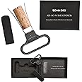 SOMM DIGI Sommelier Approved Ah-So Wine Opener with Corkscrew - Two-Prong Cork Puller Wine Bottle Opener - Crumb-Free Cork Removal
