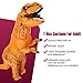 Inflatable Costumes Adult T-Rex Dinosaur Costume Blow up Fancy Dress Halloween Dino Suit (T-rex Costume)