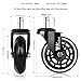 amzdeal Office Chair Caster Wheels (Set of 5) 10mm/3