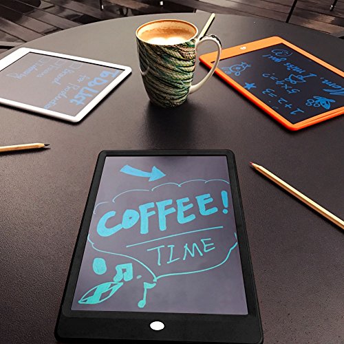 LCD Writing Tablet,Bestobal 10.5 inch Screen Lock Electronic Writing Board,Portable Handwriting Notepad with Stylus and Stand for Kids and Adults at Home, School and Work Office (White)