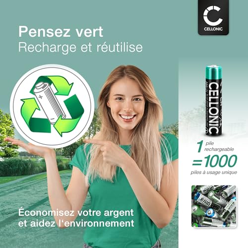 CELLONIC 4 x Cordless Phone Battery Compatible with Siemens Gigaset A415, C430 (1000 mAh, 1.2 V)