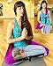 Ashan cradle - Healthy Posture Support Strap and Yoga Shoulder Bag. (Purple, Large)