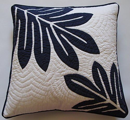 Hawaiian Quilt 2 Pillow Covers, Cushions, 100% Hand Quilted/hand Appliquéd 18"x18"
