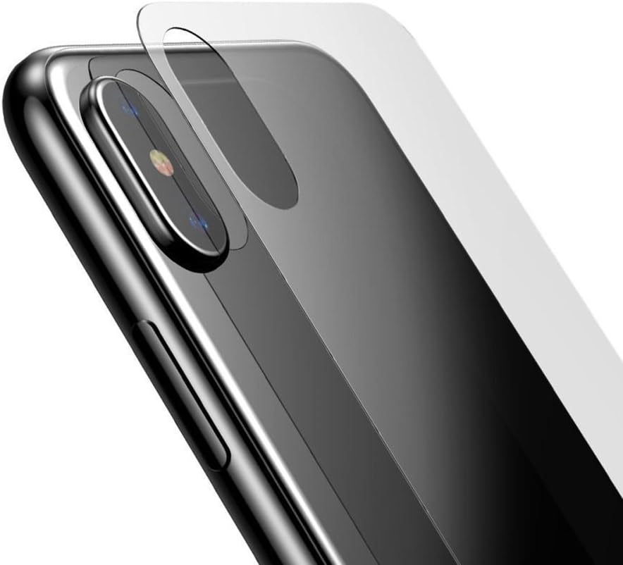 [3 Pack] iPhone X/10 Back Screen Protector,MuTouNiao Accessories 9H Cell Phone Tempered Glass Back Screen Protector Scratch Proof Replacement Film for iPhone X/10