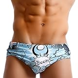 Taddlee Men Swimwear Bikini Swim Brief Swimsuits Board Shorts Surf Boxer Trunks (L)