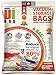 DIBAG Space Saver Vacuum Storage Bags - 6 Premium Travel Space Bags - Bag Size: Jumbo 130x90 cm - 2X Sealed Compression Plastic Bags for Clothing Storage, Clothes Bedding & Packing