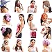 Wide Headbands Headwear Sport Sweatband for Men and Women,Workout,Yoga,12-in-1 12PCS/9PCS/6PCS Multifunction Magic Scarf