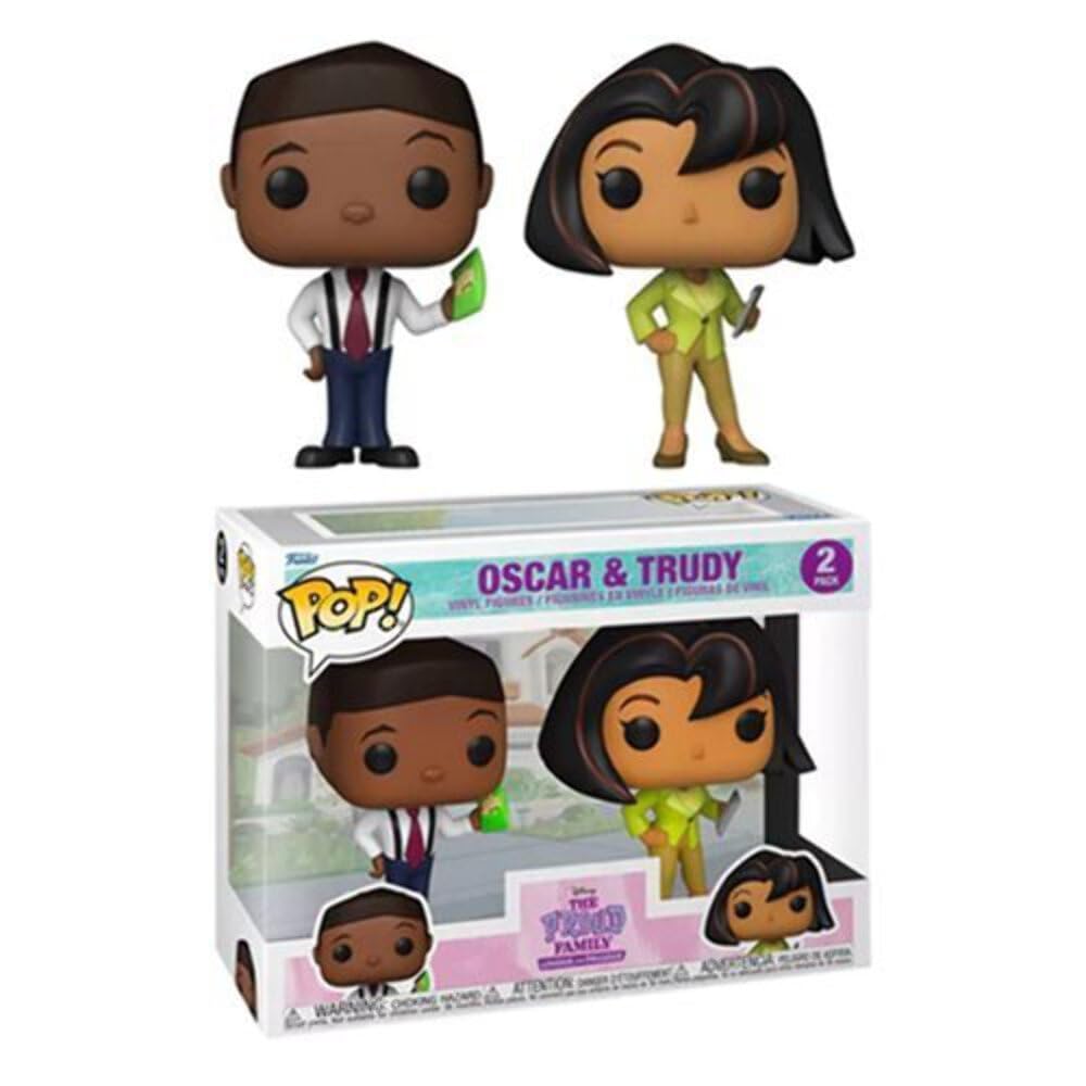Funko Pop! Disney: The Proud Family - Oscar & Trudy Target Exclusive - Pack of 2