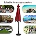 Giantex 9ft Patio Umbrella Outdoor, Market Table Umbrella w/Push Button Tilt and Crank, 180G Polyester Fabric and Sturdy Ribs, Sun Canopy Umbrellas for Patio Garden Beach Deck Pool