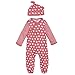 SkipHop Baby Girls' Hearts Pop Prints Footie Set