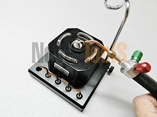 SMITH LITTLE TORCH WITH 5 TIPS + STAND HOLDER + ELECTRONIC IGNITER COMPLETE SET (2.6 R BOX A) NOVELTOOLS