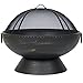 Best Choice Products Large Fire Pit Bowl With Handles, Spark Screen And Poker