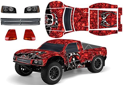 Designer Decal for Losi TEN-SCTE 1/10 (#LOSB8028) AMRRACING RC Kit - Reaper - Red