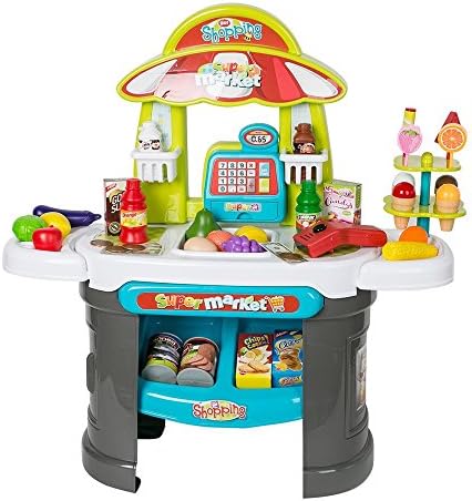 Tabu Toys World Luxury Supermarket Grocery Store Playset for Kids
