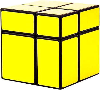 D ETERNAL 2x2 Mirror Cube High Speed Rubiks Rubix Gold Mrrror Blocks 2 by 2
