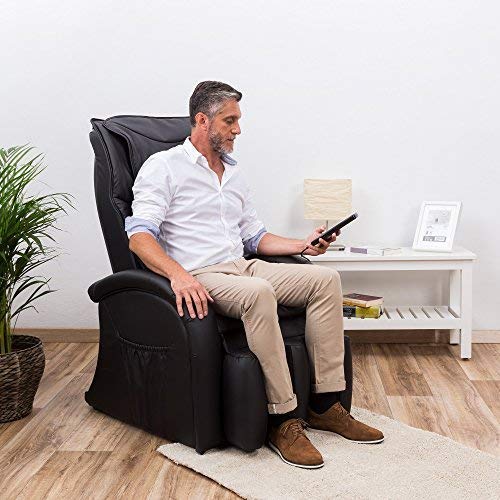 KARMA-Poltrona-massaggiante-Shiatsu-2D-Nero-modello-2019-Poltrona-relax-con-5-programmi-di-massaggio-2-Anni-di-Garanzia-GLOBAL-RELAX-Italia