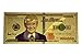 Promise of Quality Donald Trump Million Dollar Bill Banknote, 24k Gold Coated, Great Gift for Coin / Currency Collectors or any Republican who needs a Small Loan