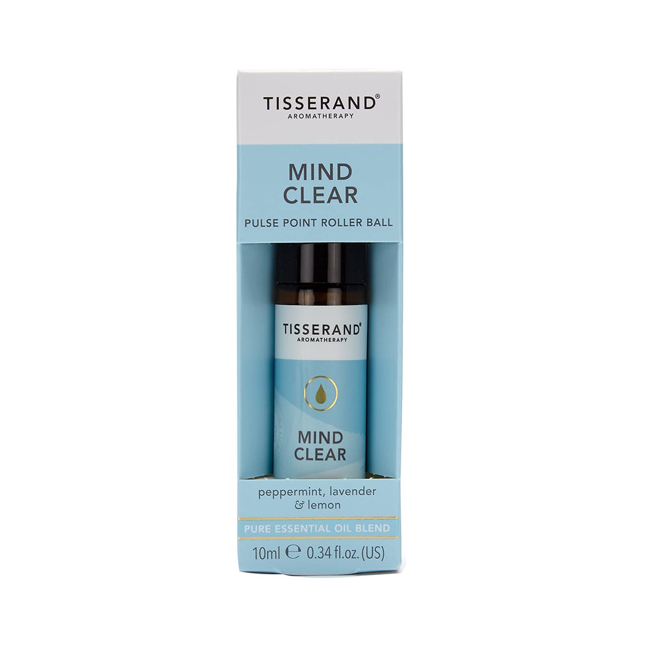 Tisserand - Mind Clear Roller Ball Essential Oil, 10 ml