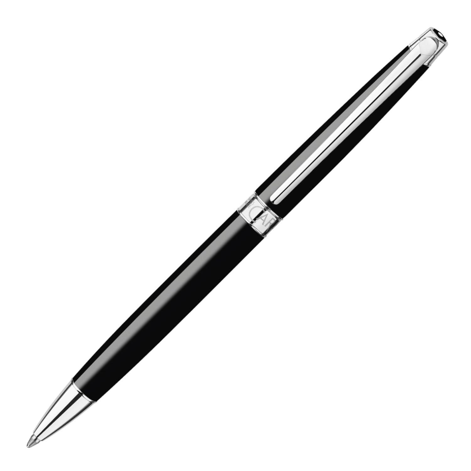 Caran d'Ache CD4781.782 Leman Slim Ballpoint Pen - Black Ebony