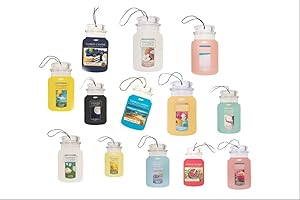 Yankee Candle Car Jars 6 Assorted Variety Scents Paperboard Bundle (Spring and Summer)