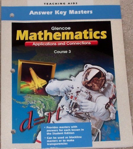 Glencoe Mathematics: Answer Key Masters, Course 3: Staff: 9780028330679 ...