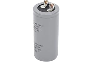 EUJGOOV 600MFD Motor Starting Capacitor 43x102mm Round Running Capacitor for Electric Motor and Fan, CD60 125VAC