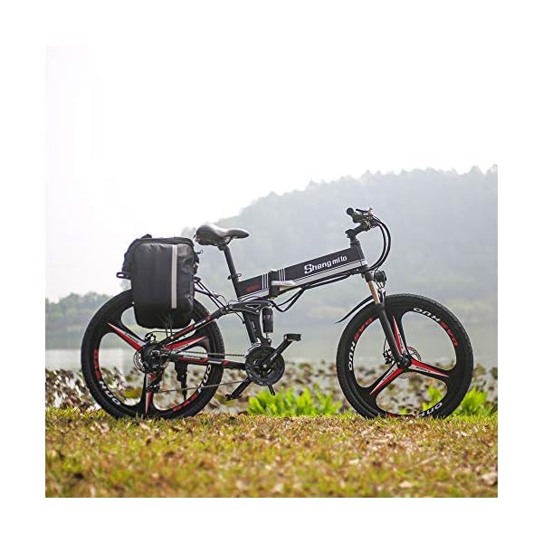€999.00 Shengmilo M80 250W Bici elettrica Mountain bike elettrica 26  pollici Bicicletta elettrica da uomo e da donna e-Bike S-h-i-m-a-n-o 21  velocità Beach Cruiser Sport da uomo Mountain bike Batteria al litio