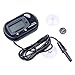 MythGeek Digital LCD Fish Tank Aquarium Thermometer, Black