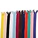 OULII 50pcs 7-inch Nylon Invisible Zippers Tailor Sewer Craft for Sewing (Random Color)
