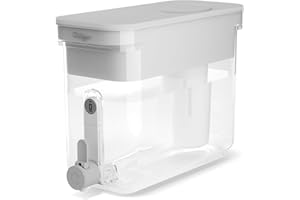Culligan with ZeroWater Technology 32-Cup Water Filter Dispenser – Includes 5-Stage Advanced Water Filter, Certified to Reduc