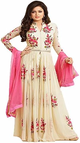 Delhi Bazar Women's Multi Colour Taffeta Silk Lehenga Choli