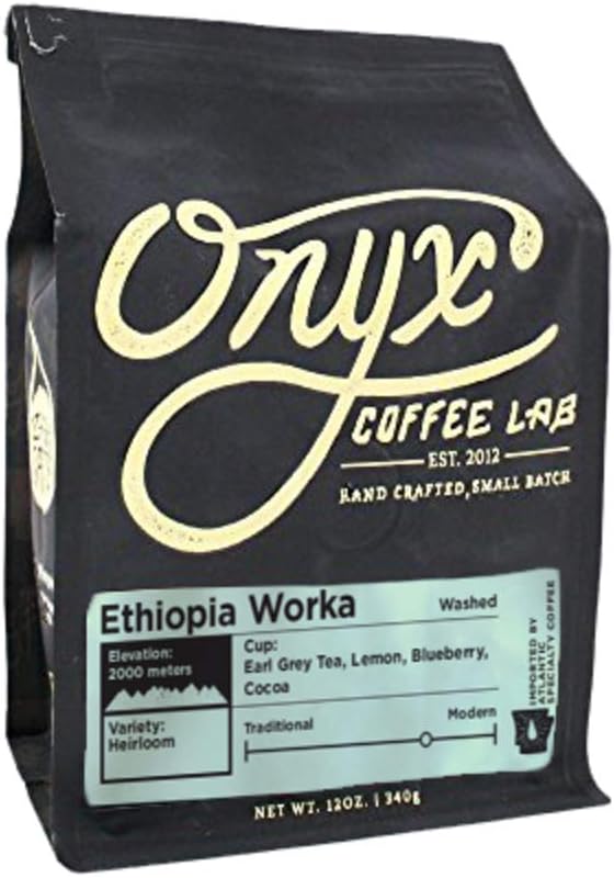 Onyx Coffee Lab "Ethiopia Worka" Light Roasted Whole Bean Coffee - 12 Ounce Bag