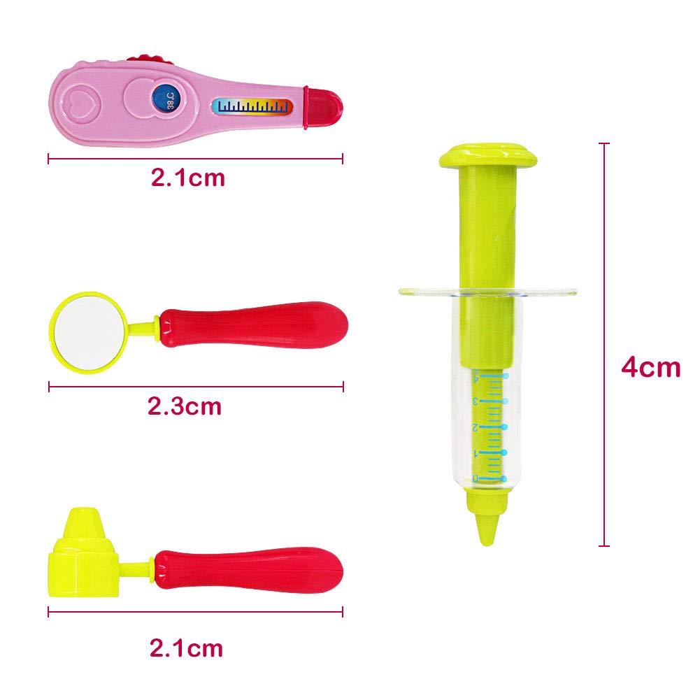 Doctor Kit Toys Kids Medical Pretend Play Game Doctor Set Cute Carrycase for Toddlers 3 4 Year Old