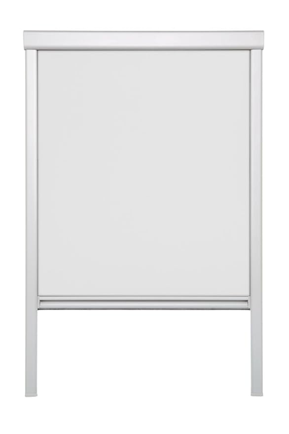 Lichtblick Dachfenster-Rollo Skylight, 61,3 x 116,0 cm (B x L) in Weiß, 100% Verdunkelung, Thermo-Rollo für Velux-Fenster, So