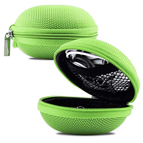 Green Earphone, Headphone Protective Hard Case, Storage Box, Carrying Pouch for JBL T210