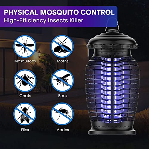 Bug Zapper Electronic Mosquito Zapper,Pest Trap for Fly Zapper Gnat