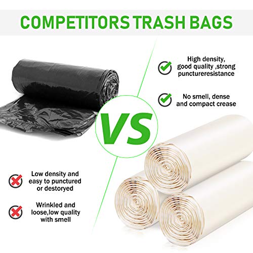 Compostable Trash Bags, 5 Gallon, 20L, Extra Thick,Biodegradable